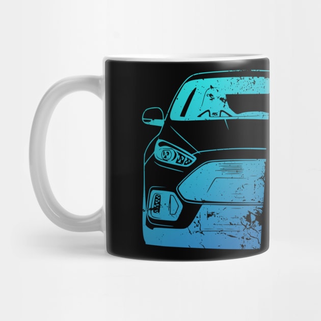 Focus RS Rallye JDM Tuning Car Rally by Automotive Apparel & Accessoires